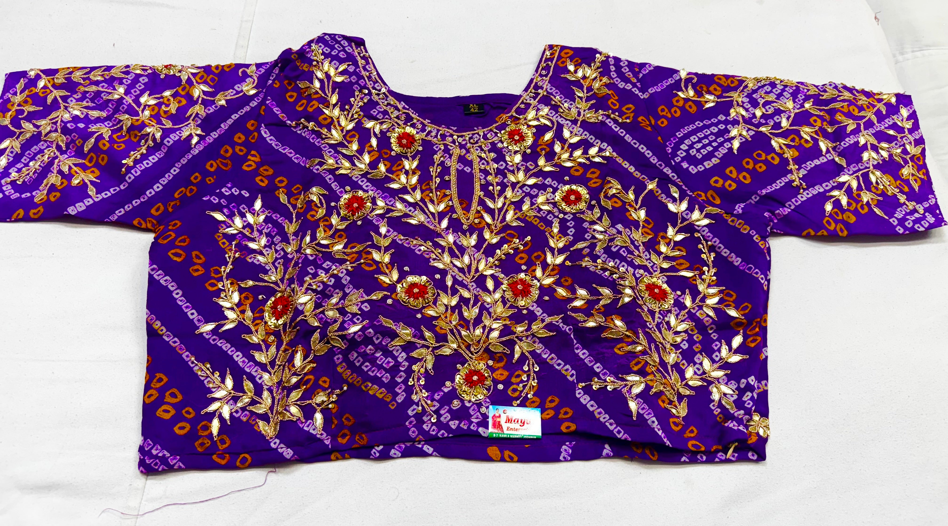 Pure Ojariya Blouses with marodi and zardosi work