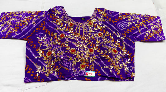 Pure Ojariya Blouses with marodi and zardosi work