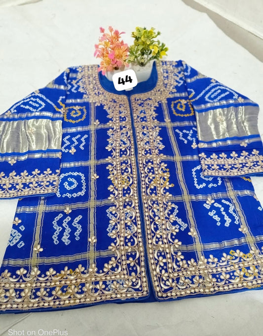 Pure gajji silk jacket