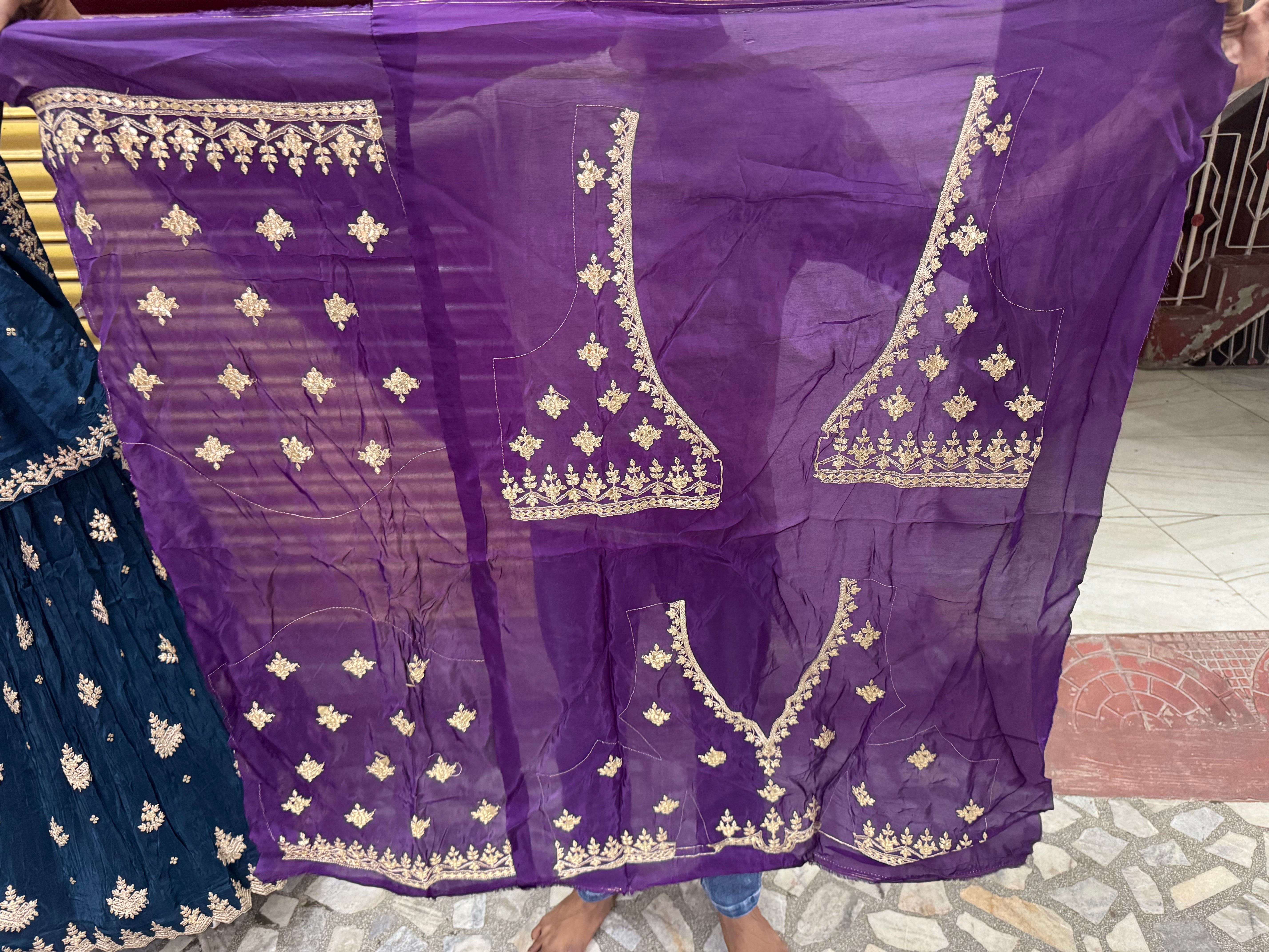 Hawamahal gottapatti lehnga set