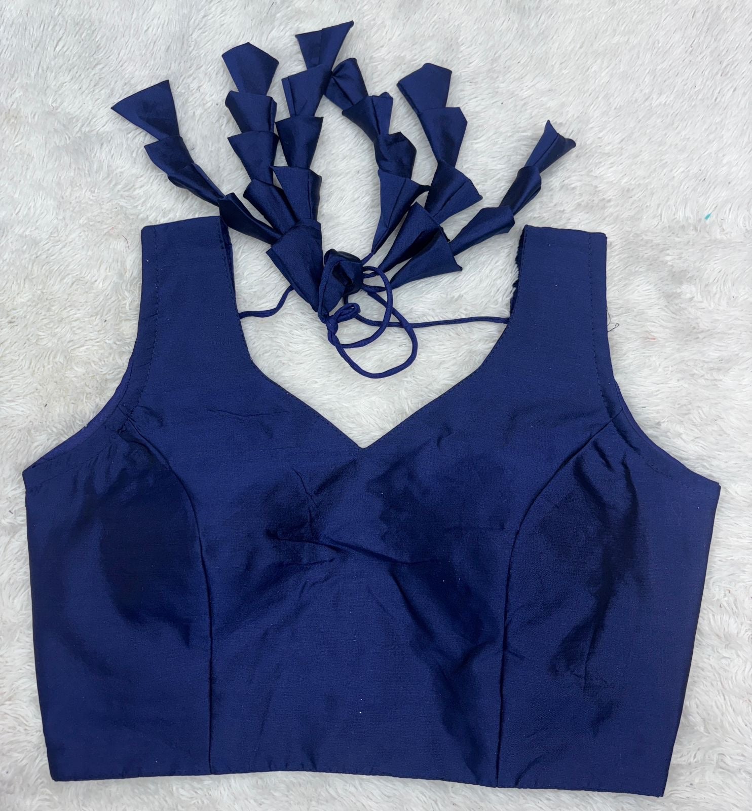 Taffeta silk plain Latkan blouse