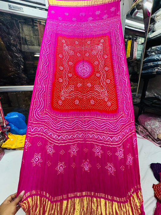 Chandrokhni pure gajji silk dupatta