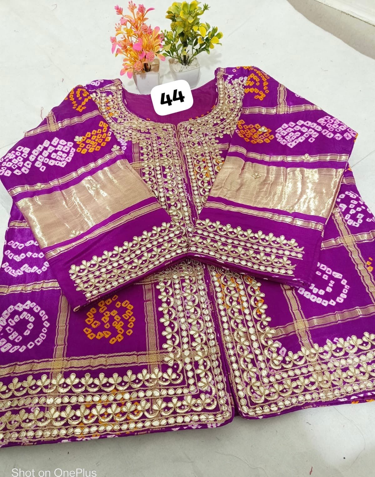 Pure gajji silk jacket