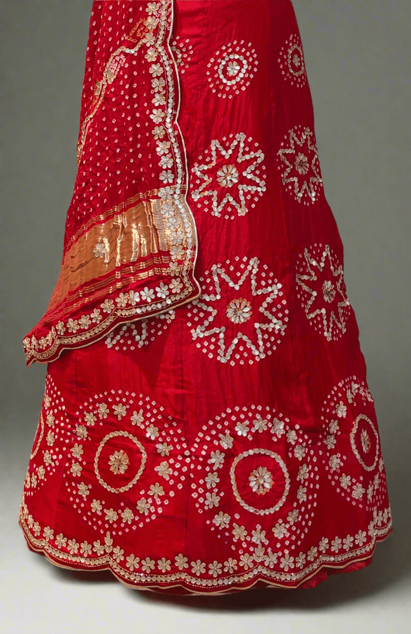Pure gajji silk lehnga fabiannna style
