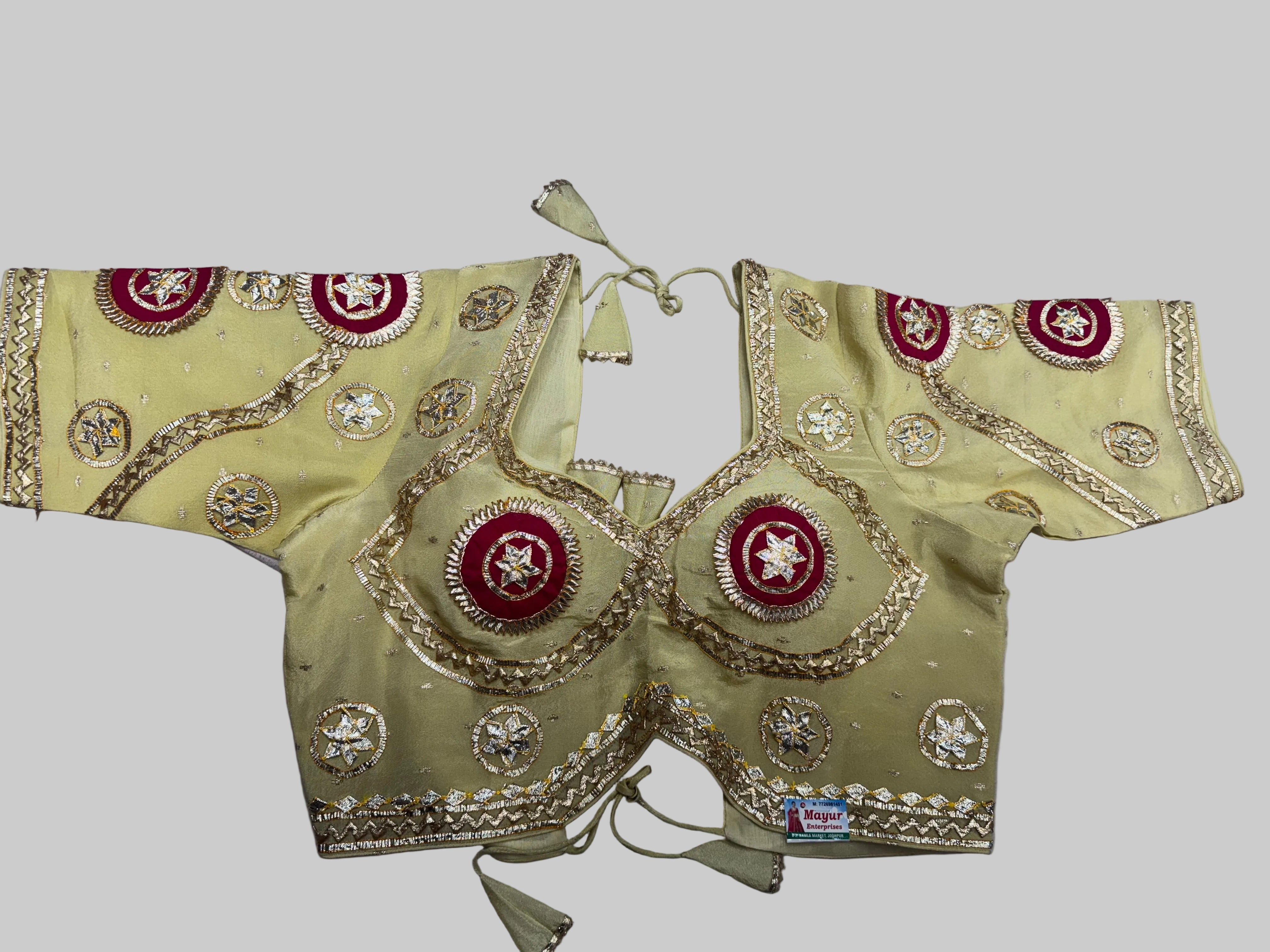 Pure Tissue aangi blouse with patch work