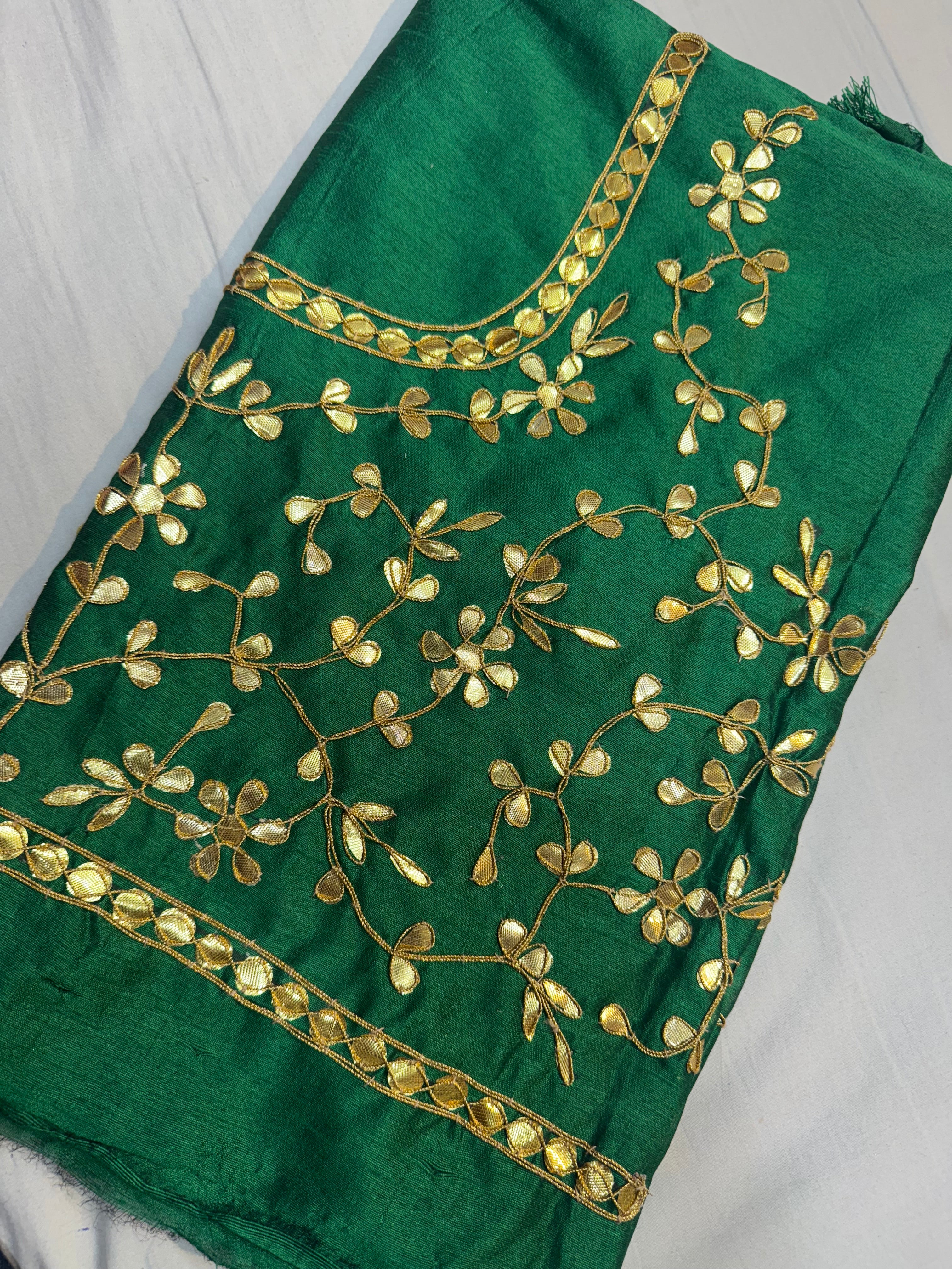 Gotapatti blouse fabric