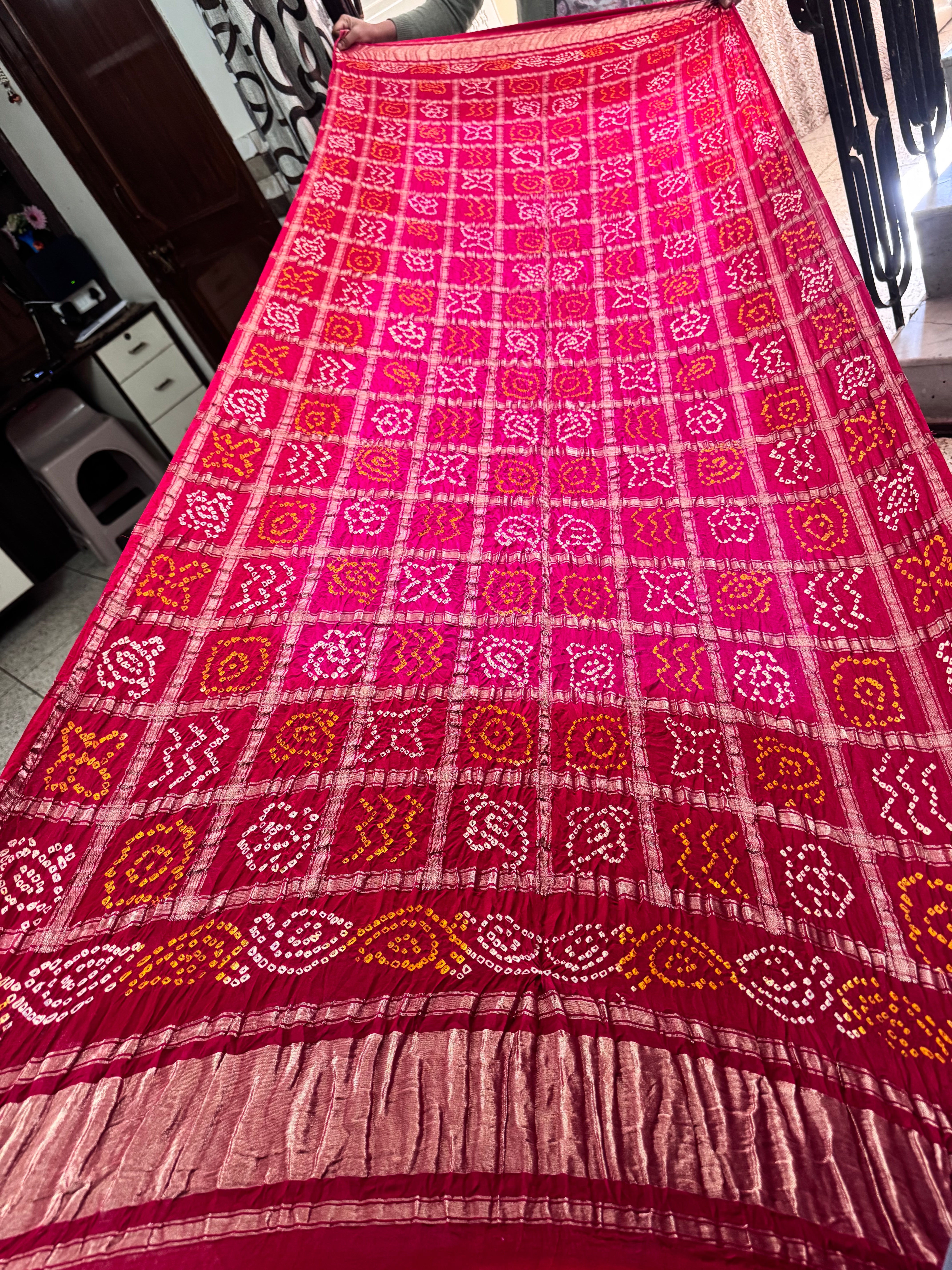Pure Gajjisilk Ghadchola dupattas