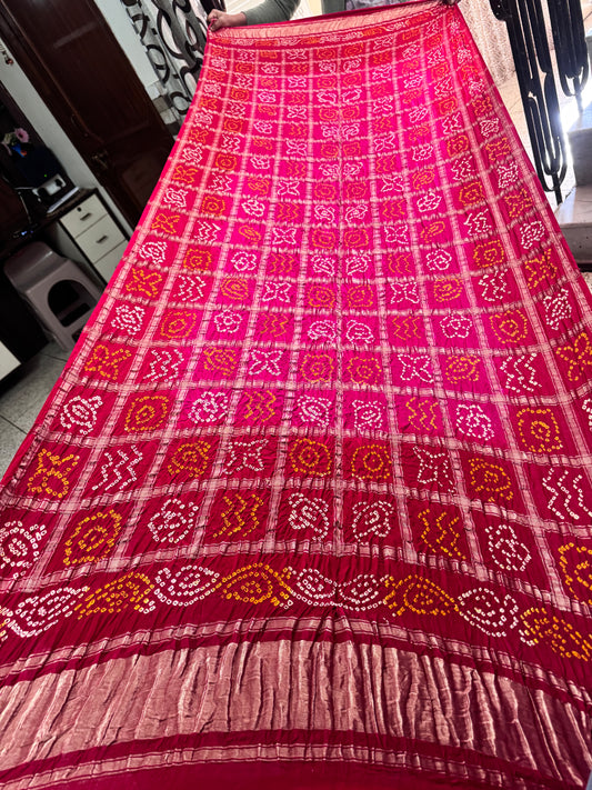 Pure Gajjisilk Ghadchola dupattas
