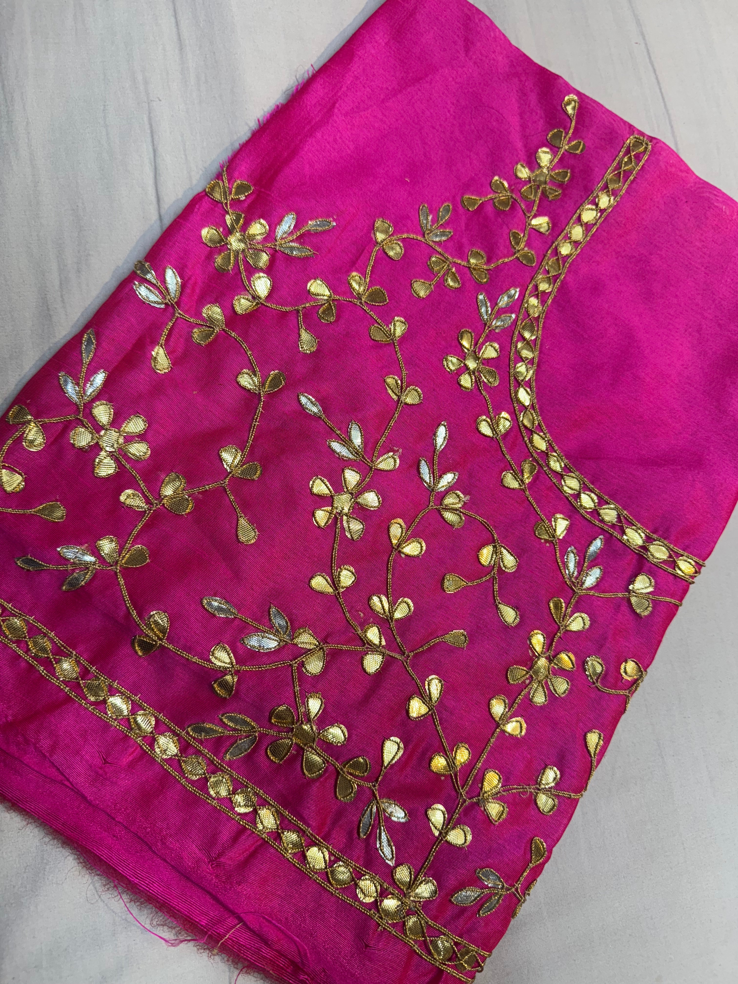 Gotapatti blouse fabric