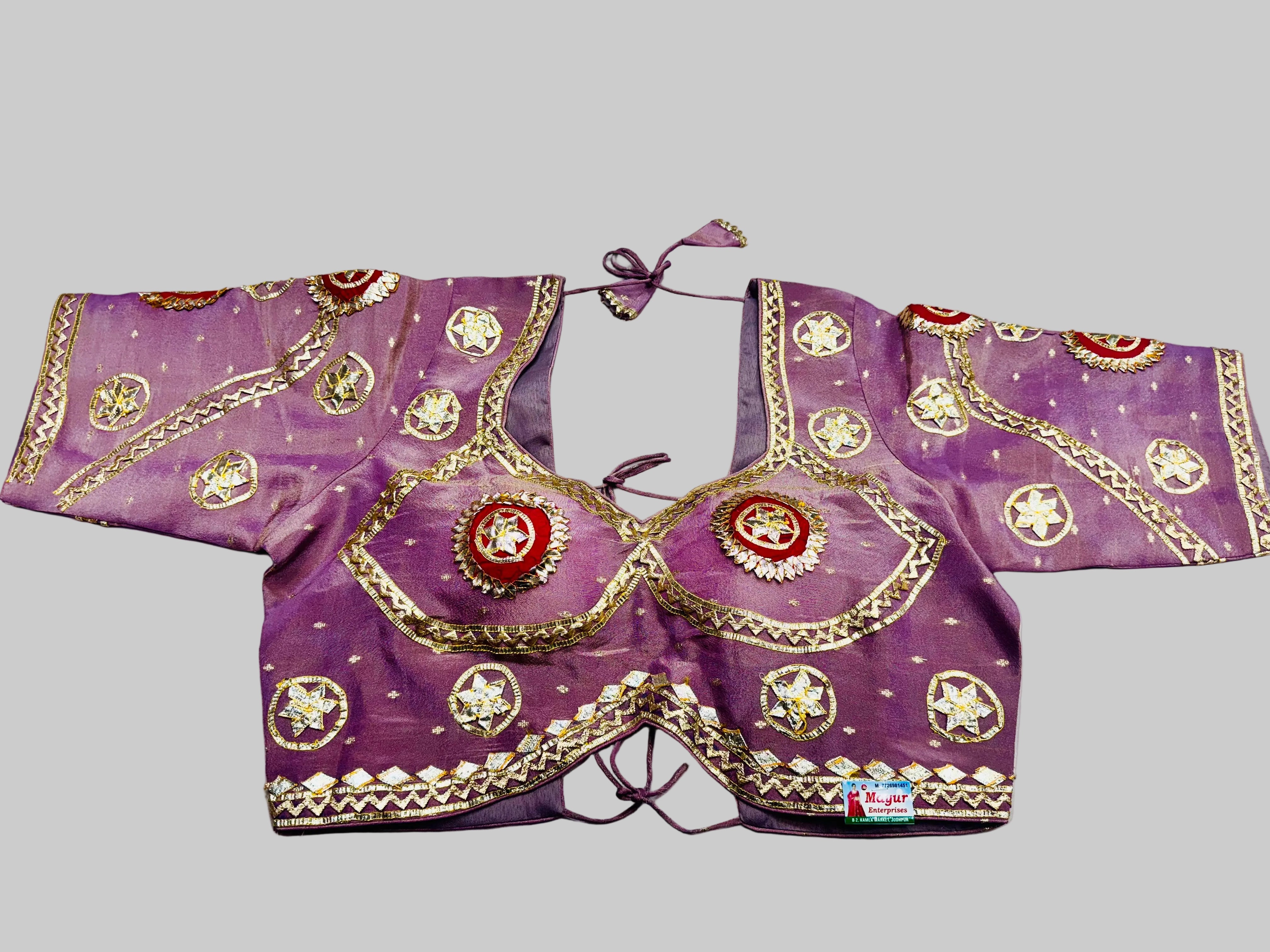 Pure Tissue aangi blouse with patch work