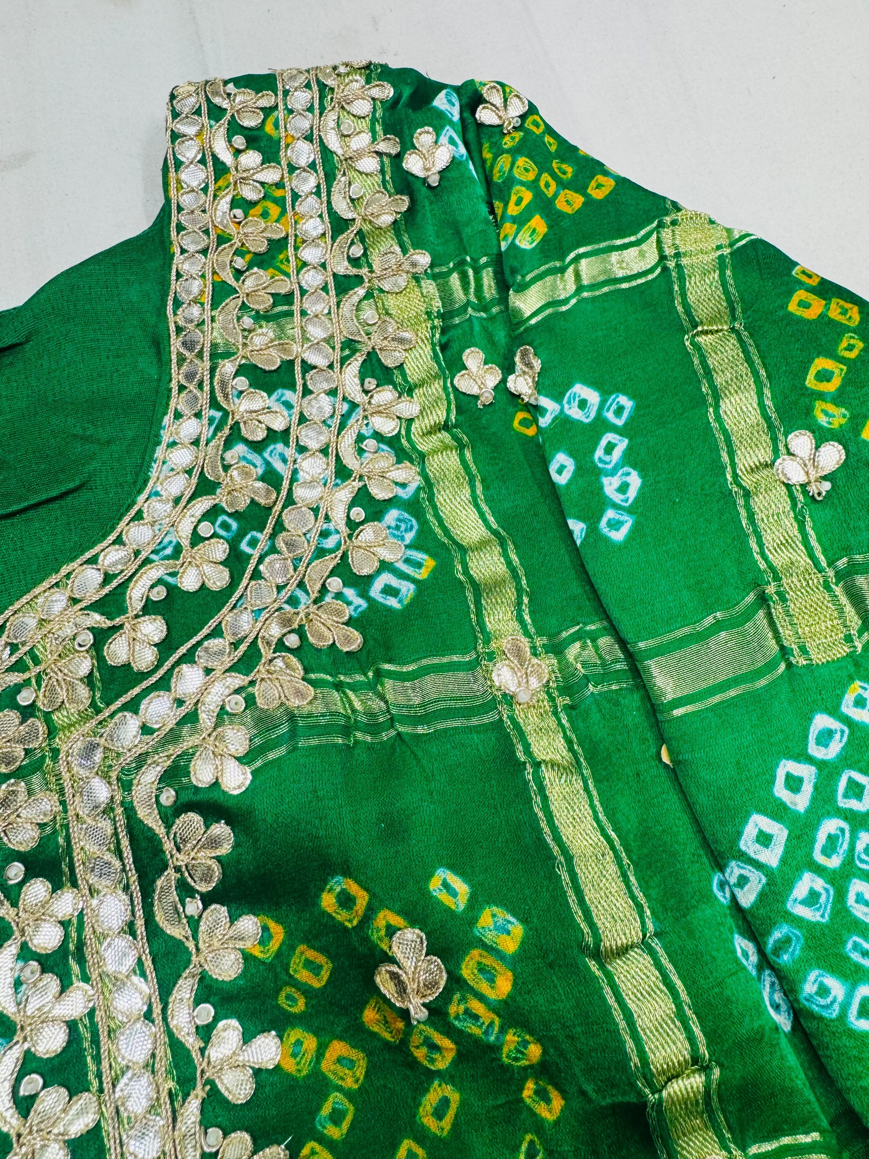 Pure gajji silk jacket