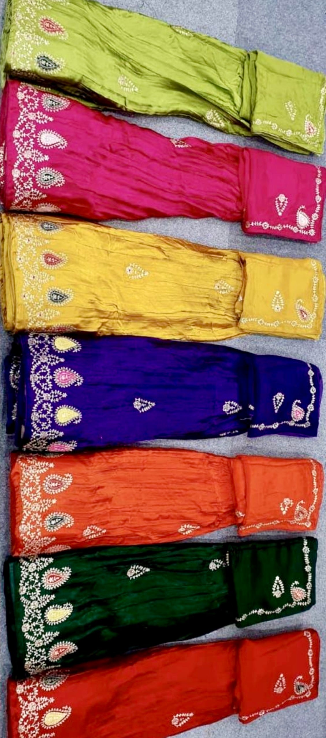Gajji lehnga with Rajwadi work