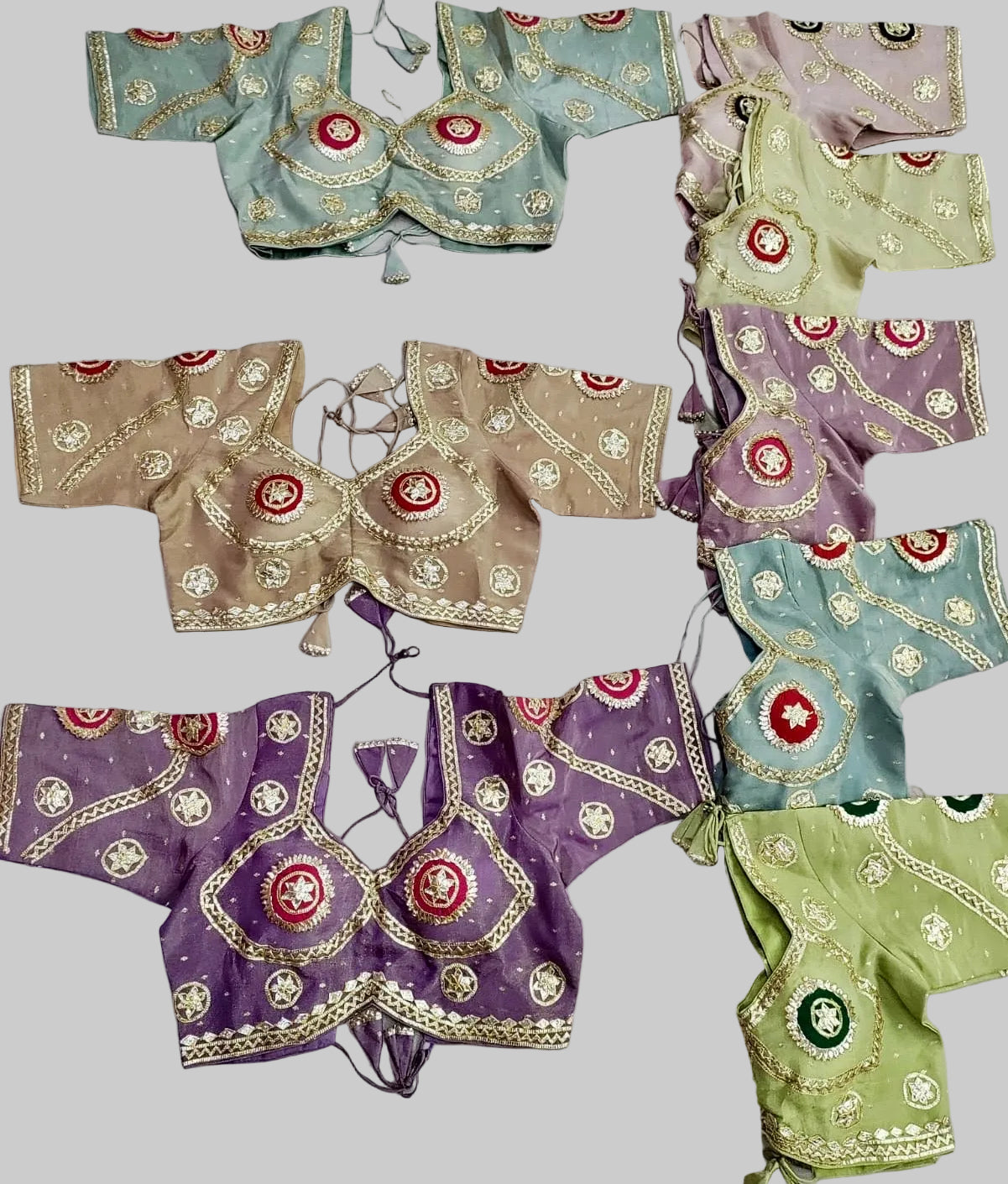 Pure Tissue aangi blouse with patch work