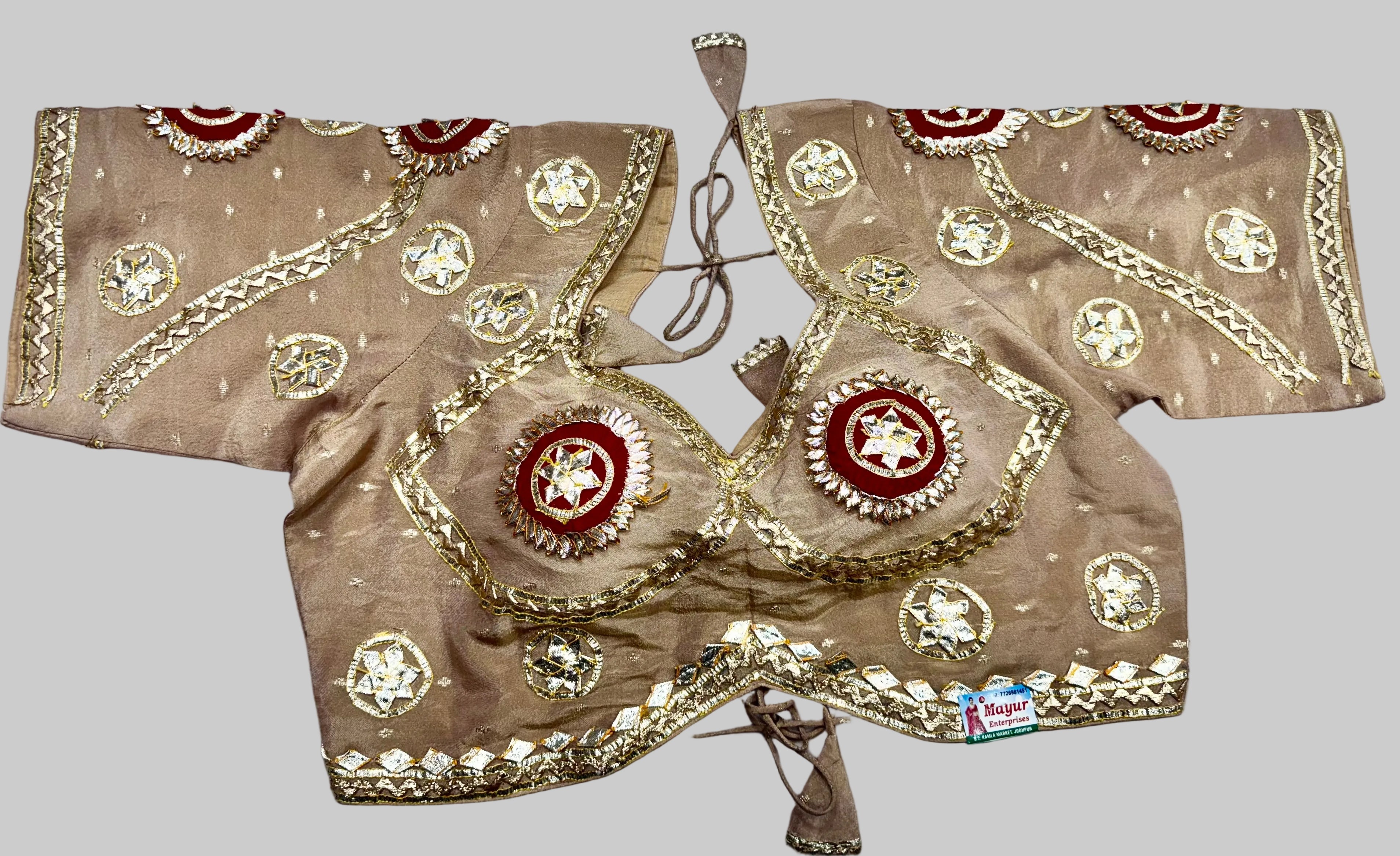 Pure Tissue aangi blouse with patch work