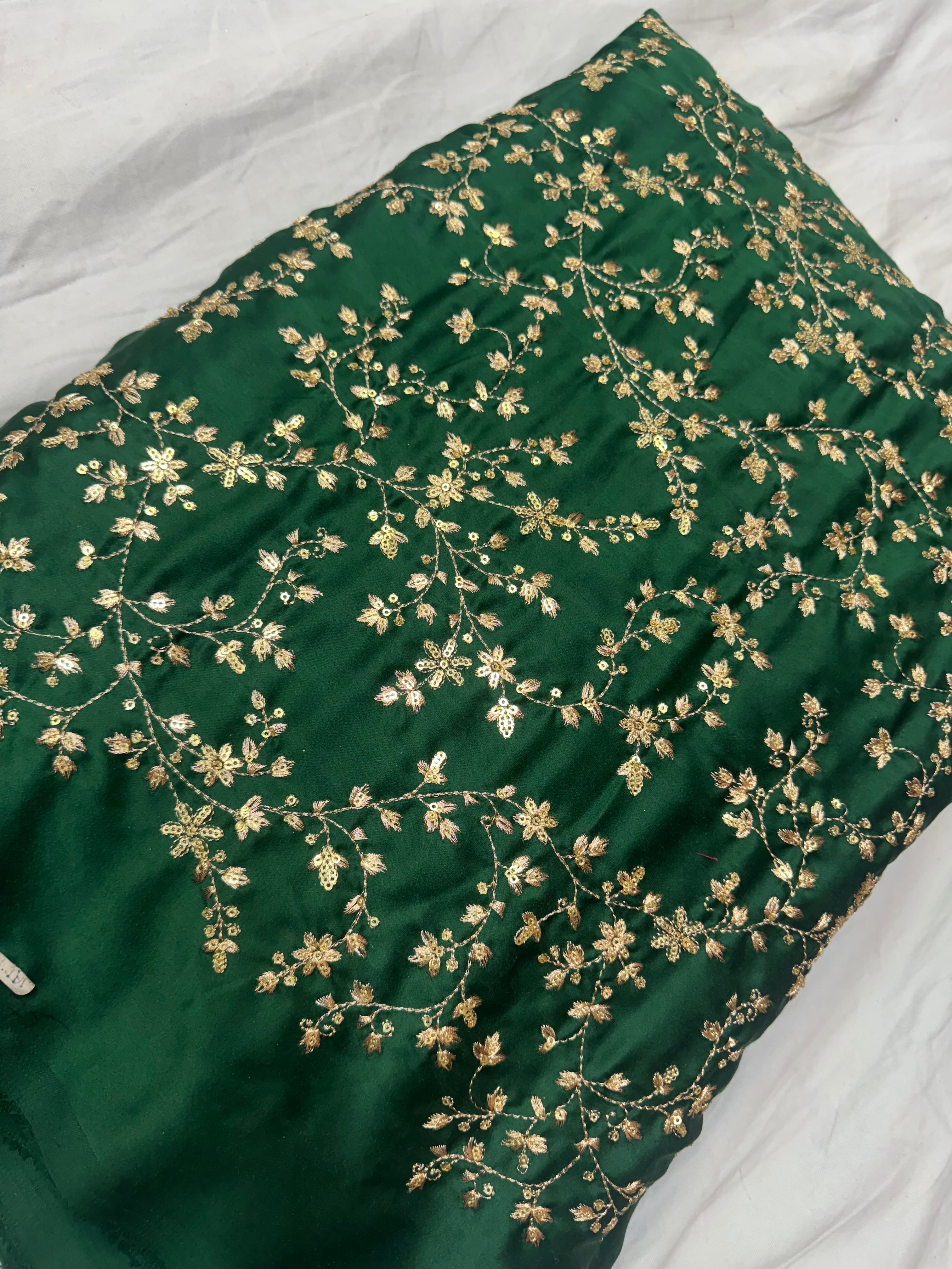 Jaal fabric on silk
