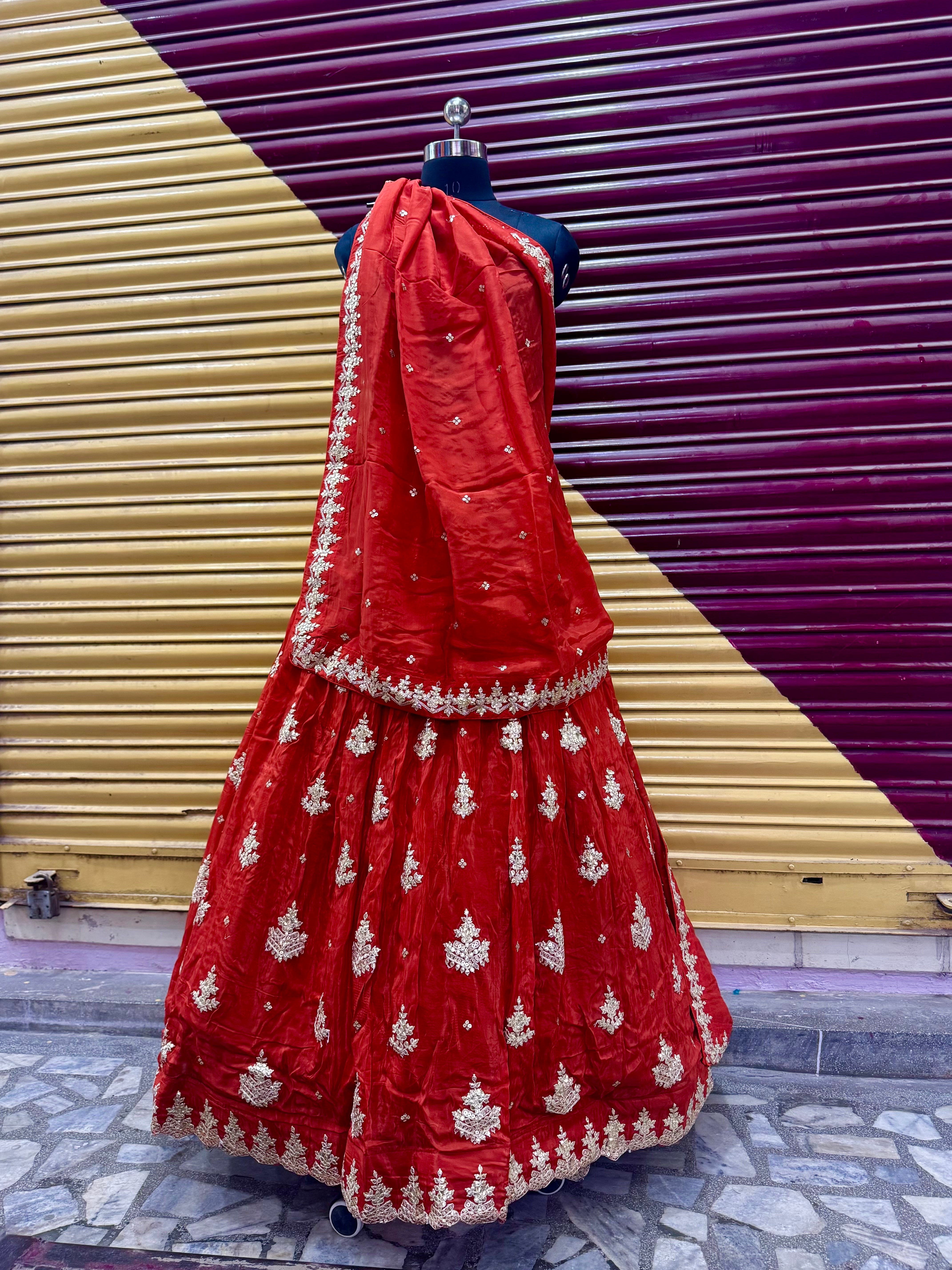 Hawamahal gottapatti lehnga set