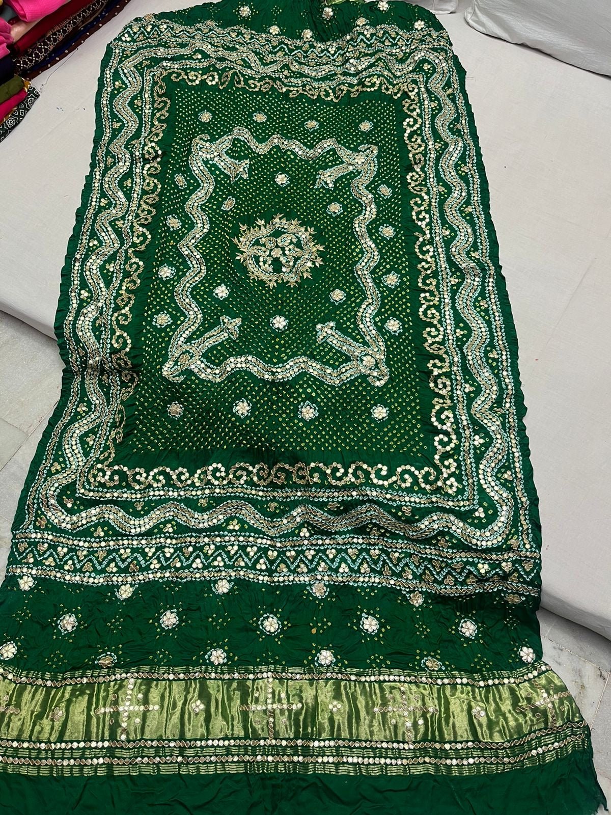 Pure Gajji silk dupatta