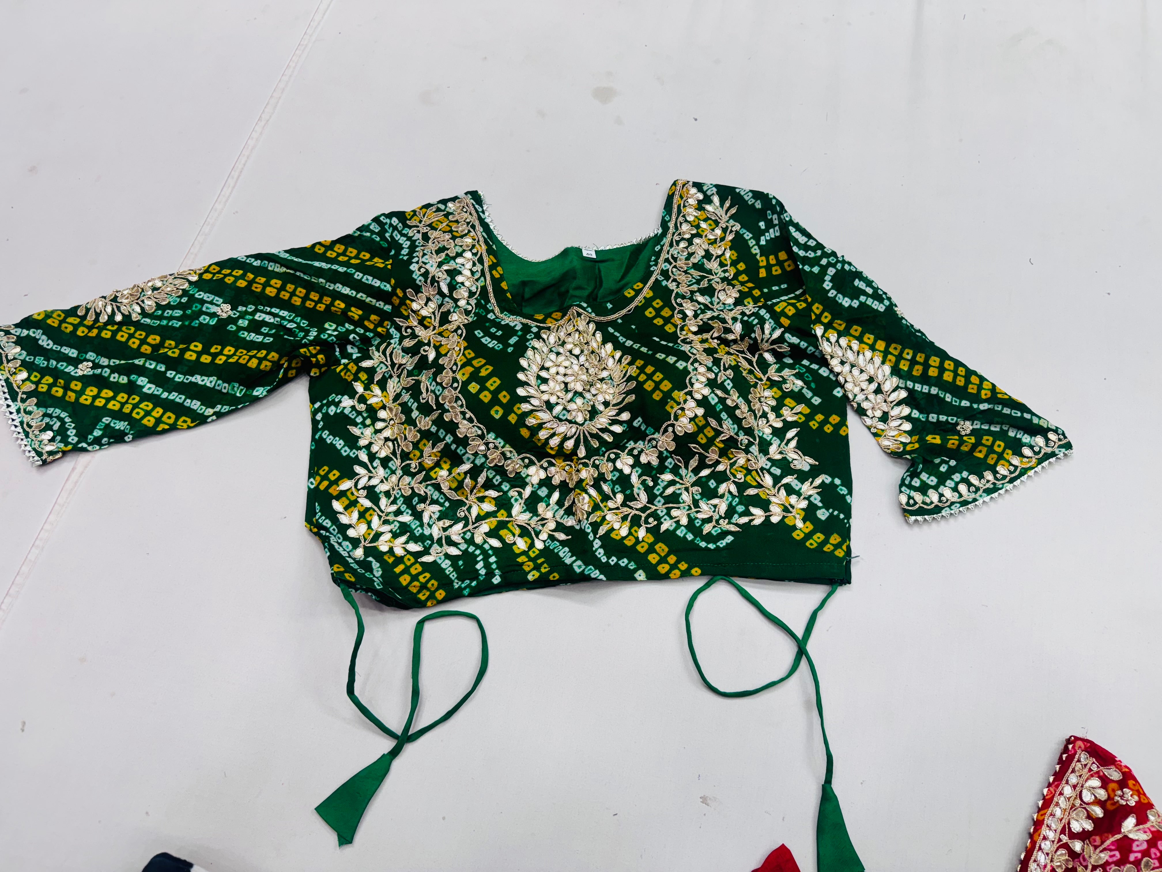 Pure Ojariya Blouses with marodi and zardosi work
