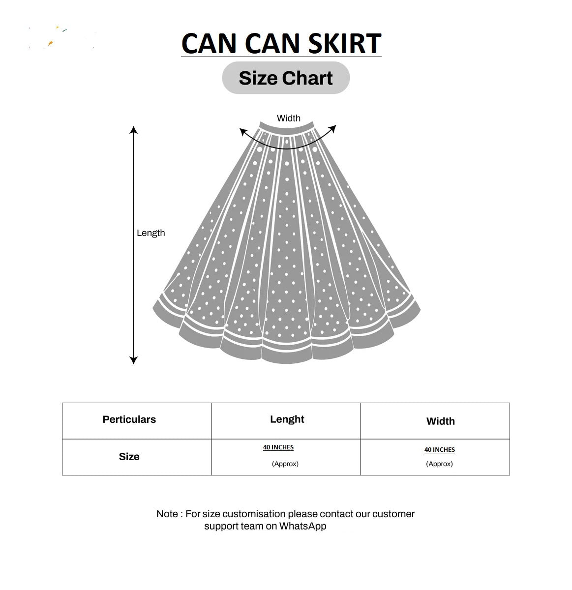 Can Can Skirt/ can can petticoat