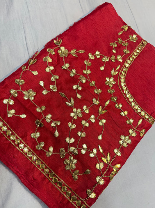 Gotapatti blouse fabric