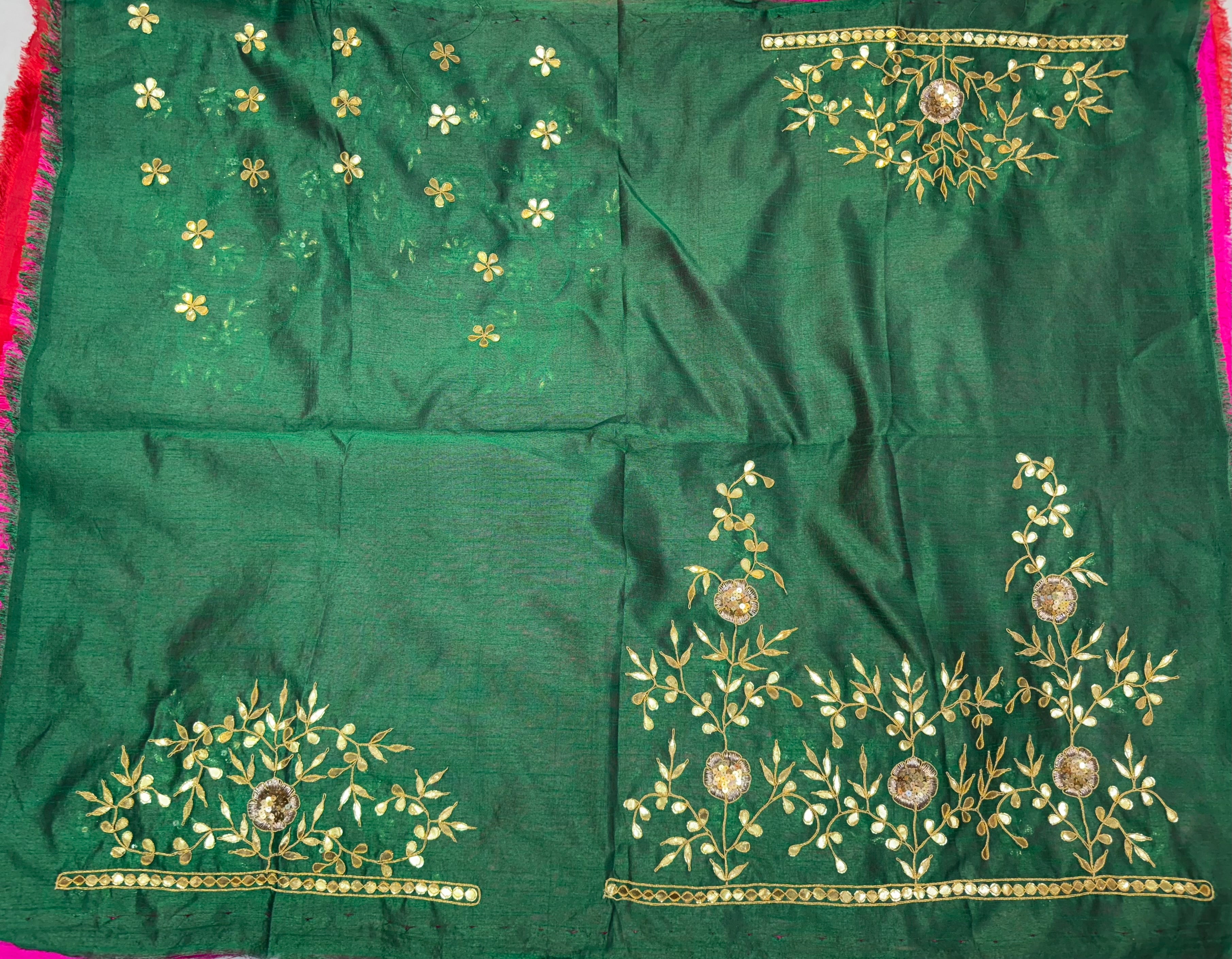 Gotapatti blouse fabric