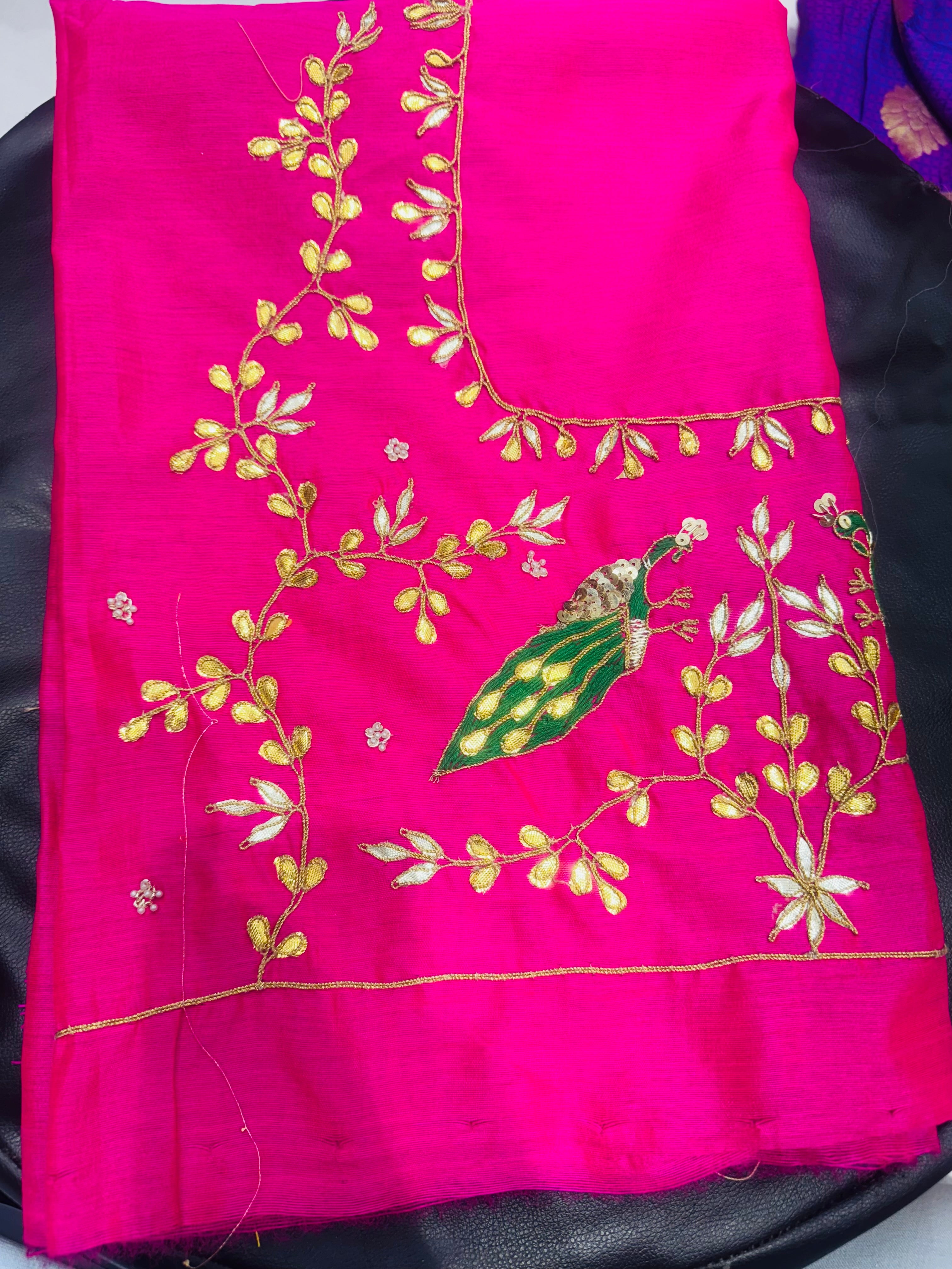 Gotapatti blouse fabric