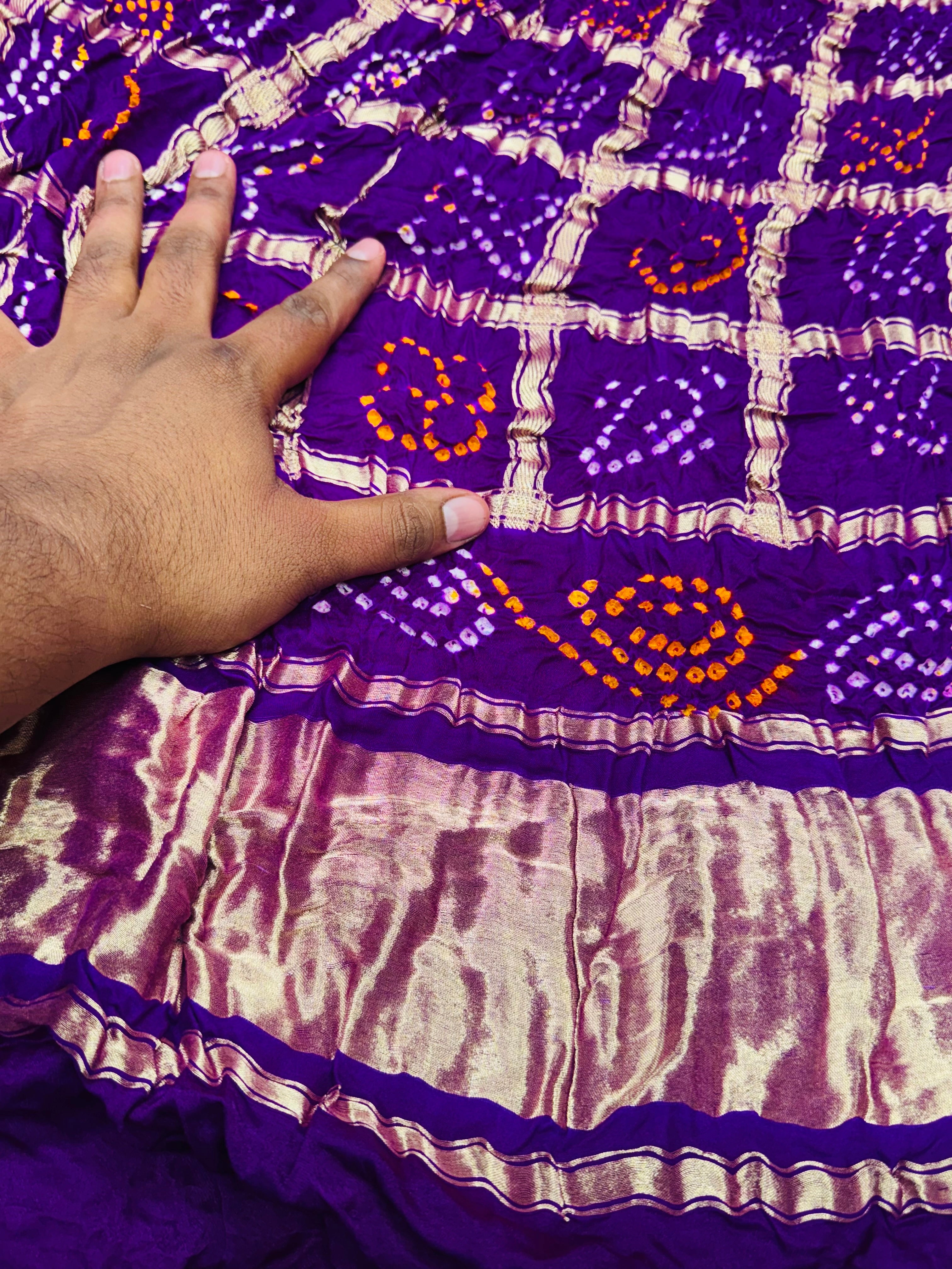 Pure gajji silk ghadchola dupatta