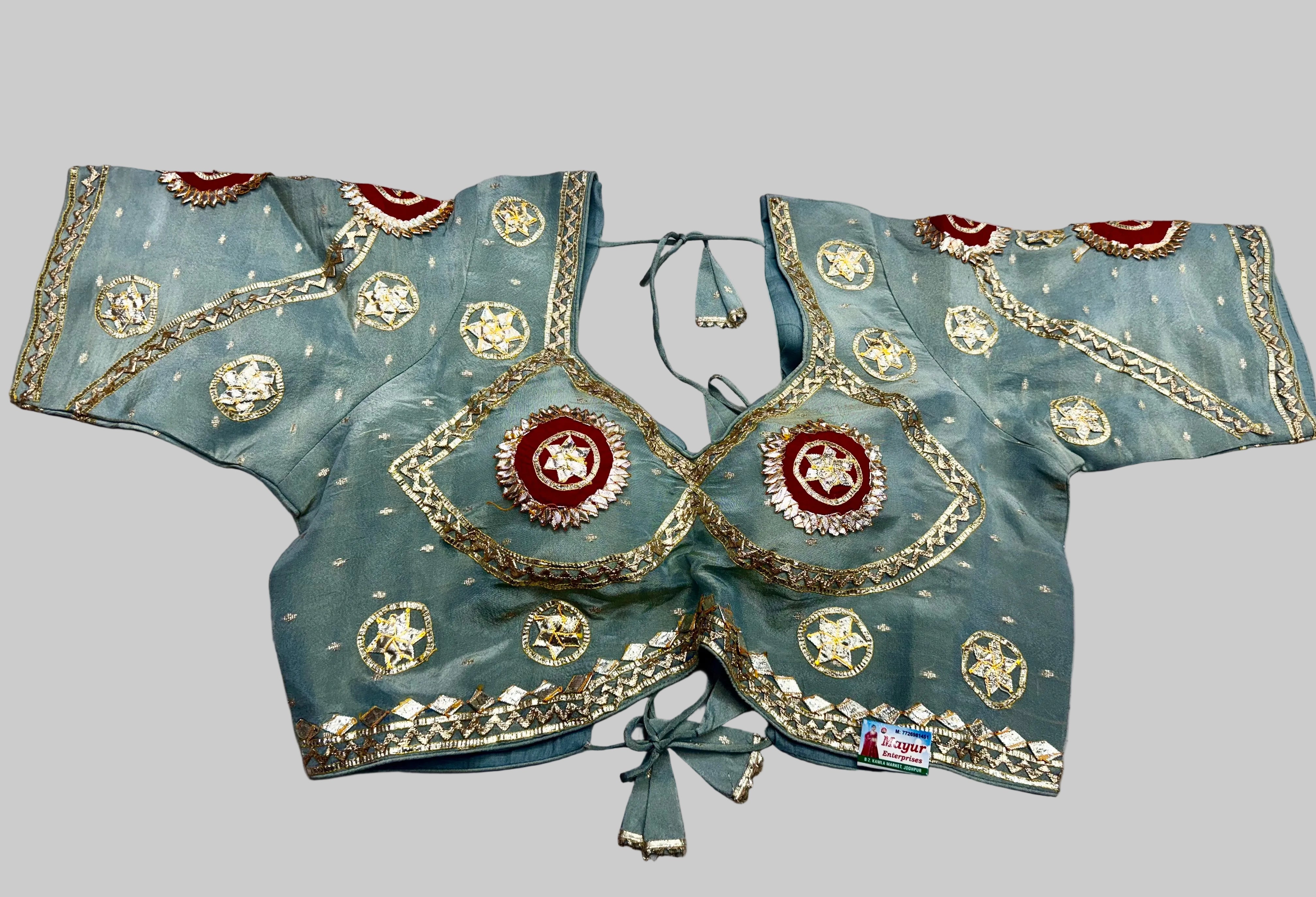 Pure Tissue aangi blouse with patch work
