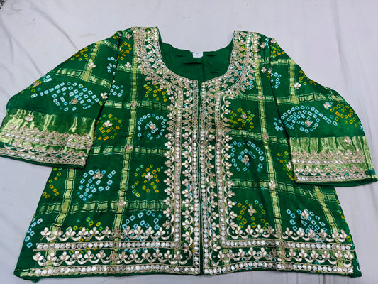 Pure gajji silk jacket